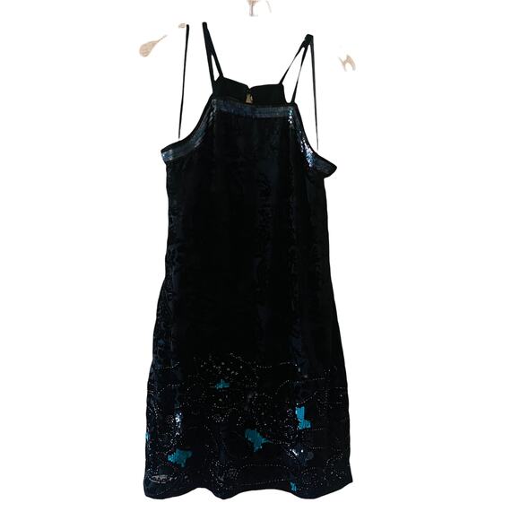 Anthropologie Moulinette Soeurs Imogen Sequin Shift Slip Dress Size 2 Brand New - Picture 4 of 14